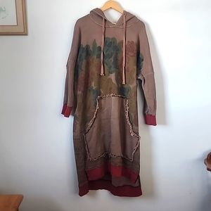 Oversized Hooded Sweatshirt/Dress